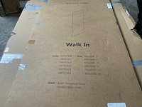Inloopdouche glasplaat antikalk veiligheidsglas 80x200cm - afbeelding 2 van  2