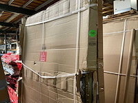 Inloopdouche helder glas met frame 120x200cm goud geborsteld - afbeelding 2 van  2