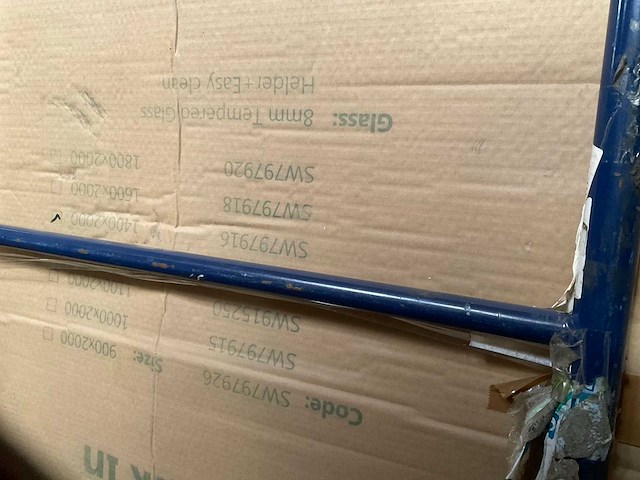 Inloopdouche paneel 8mm easy clean glas 140x200cm - afbeelding 2 van  2