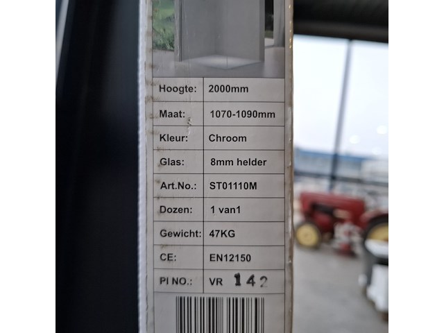 Inloopdouche van rijn, sto1, chroom - afbeelding 3 van  5