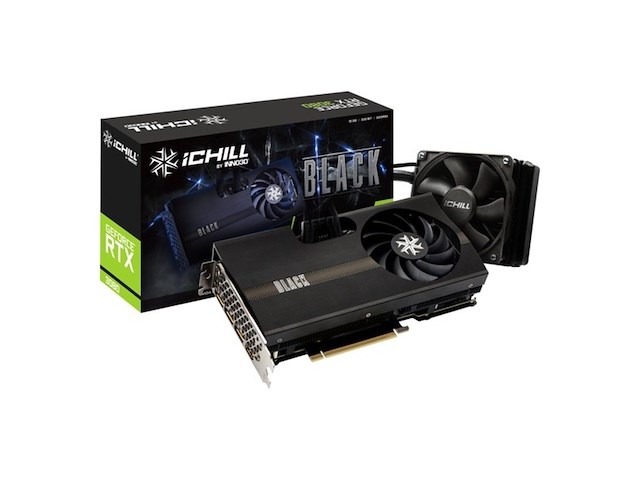 Inno3d geforce rtx 3080 ichill black lhr videokaart - afbeelding 1 van  2
