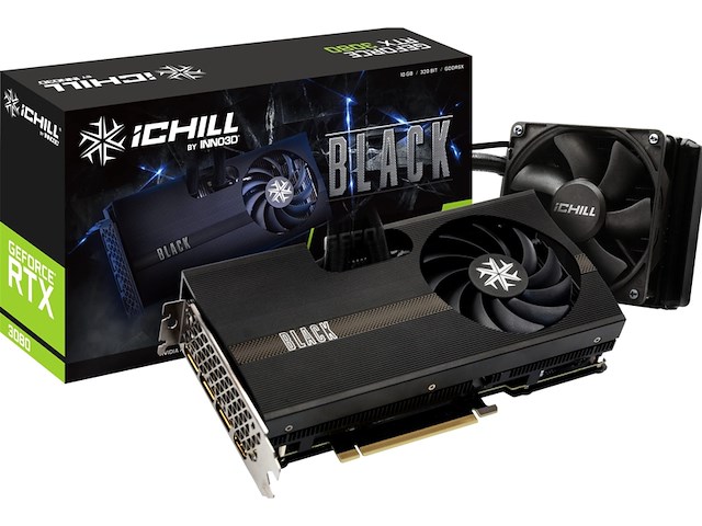 Inno3d geforce rtx 3080 ichill black lhr videokaart - afbeelding 2 van  2