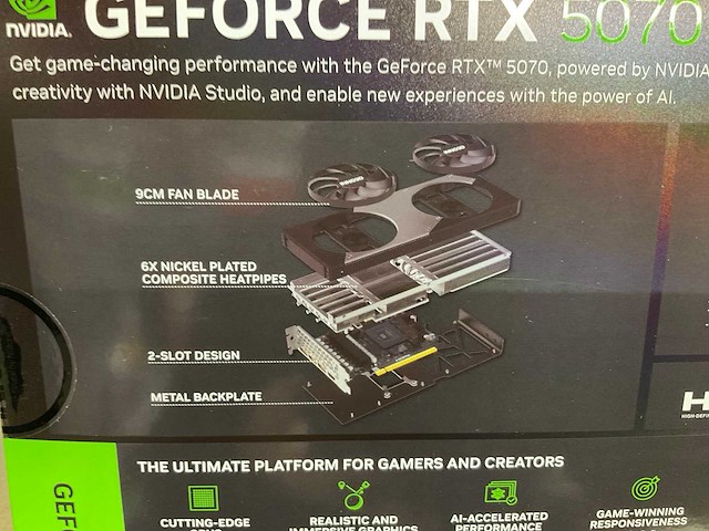 Inno3d geforce rtx 5070 videokaart - afbeelding 4 van  8