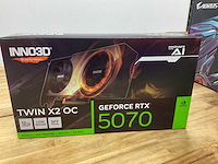 Inno3d twin x2 oc nvidia geforce rtx 5070 videokaart - afbeelding 1 van  4