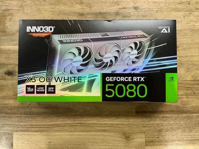 Inno3d x3 oc white geforce rtx5080 videokaart - afbeelding 1 van  3