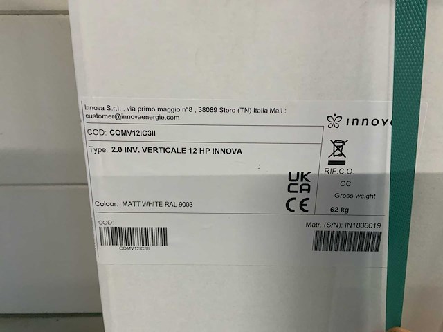 Innova verticale 2.0 12hp airconditioning (2x) - afbeelding 4 van  7