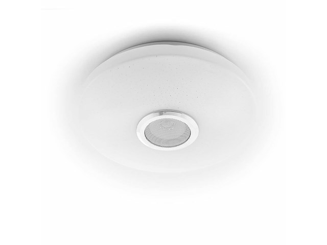 Innovagoods led plafondlamp met luidspreker wit - afbeelding 1 van  5
