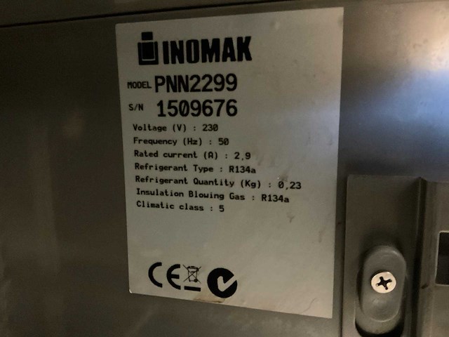 Inomak - pnn2299 - rvs koelwerkbank - afbeelding 2 van  10