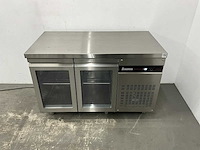 Inomak - pnrp99/gl - rvs koelwerkbank met glasdeuren - afbeelding 2 van  8