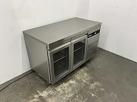 Inomak - pnrp99/gl - rvs koelwerkbank met glasdeuren - afbeelding 3 van  8