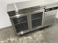 Inomak - pnrp99/gl - rvs koelwerkbank met glasdeuren - afbeelding 5 van  8