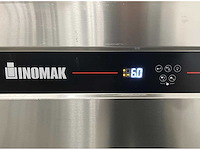 Inomak - pnrp99/gl - rvs koelwerkbank met glasdeuren - afbeelding 6 van  8