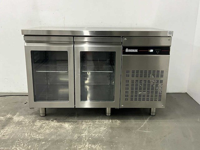 Inomak - pnrp99/gl - rvs koelwerkbank met glasdeuren - afbeelding 4 van  8