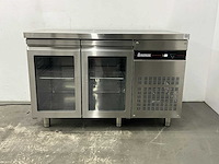 Inomak - pnrp99/gl - rvs koelwerkbank met glasdeuren - afbeelding 4 van  8