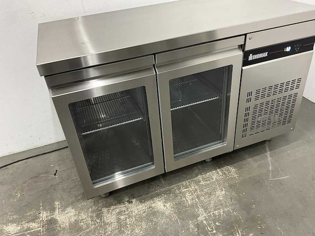 Inomak - pnrp99/gl - rvs koelwerkbank met glasdeuren - afbeelding 5 van  8