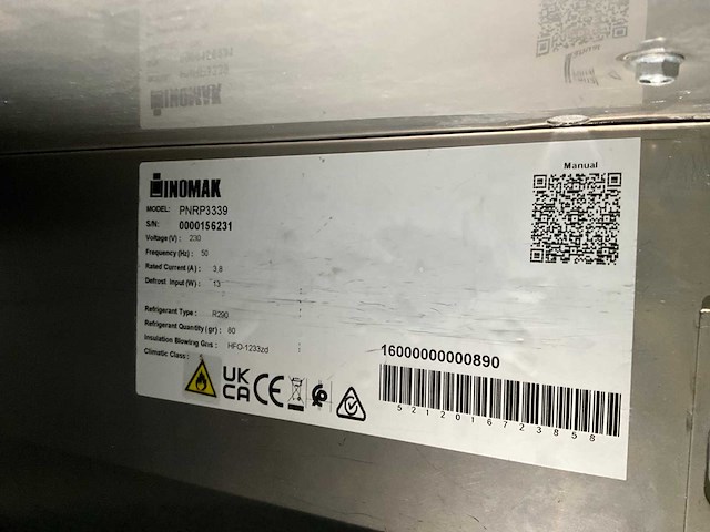 Inomak pnrp3339 koelwerkbank - afbeelding 8 van  9