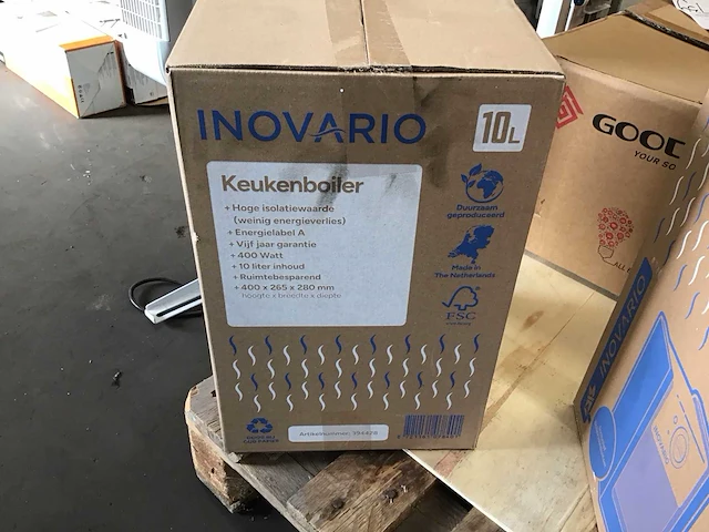 Inovario hotfill 400 watt keukenboiler - afbeelding 1 van  2
