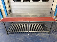 Inox - - 2,5m - snijtafel - afbeelding 1 van  1