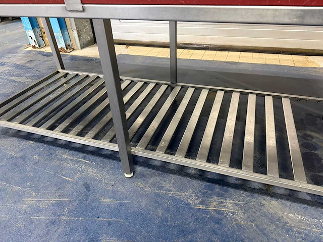 Inox - - 2,5m - snijtafel - afbeelding 3 van  4