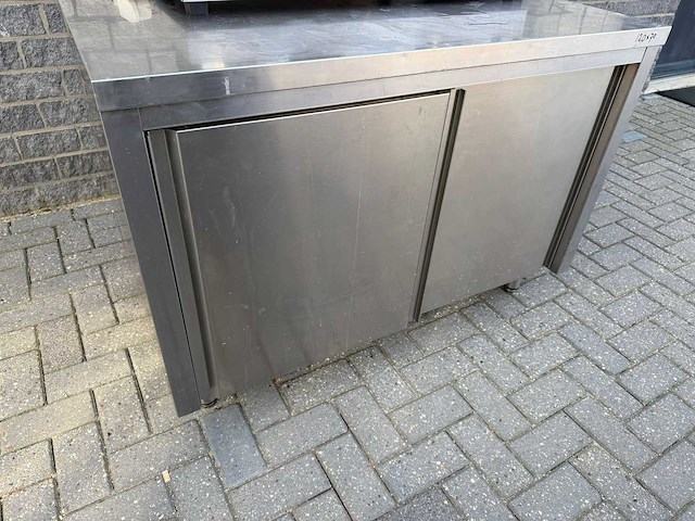 Inox - 120cm - rvs werktafel - afbeelding 1 van  2