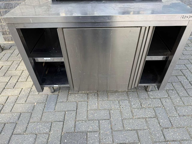 Inox - 120cm - rvs werktafel - afbeelding 2 van  2