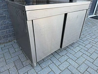 Inox - 120cm - rvs werktafel - afbeelding 2 van  3