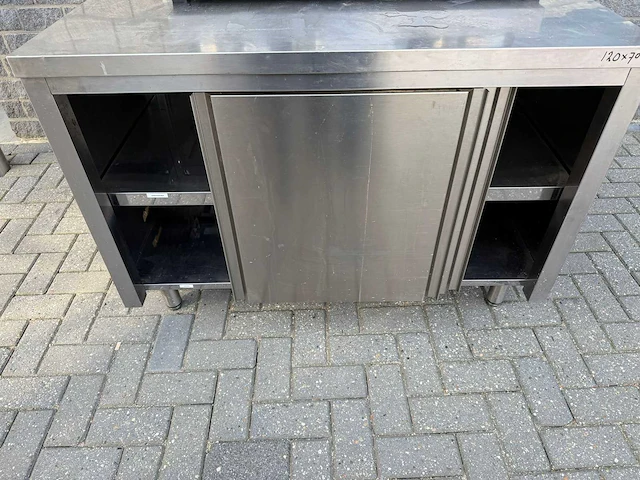 Inox - 120cm - rvs werktafel - afbeelding 2 van  2