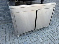 Inox - 120cm - rvs werktafel