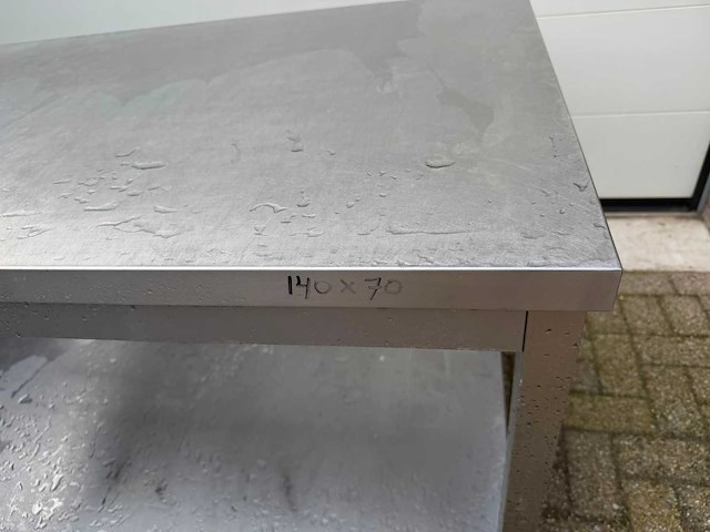 Inox - 120x70 - rvs werktafel - afbeelding 3 van  4