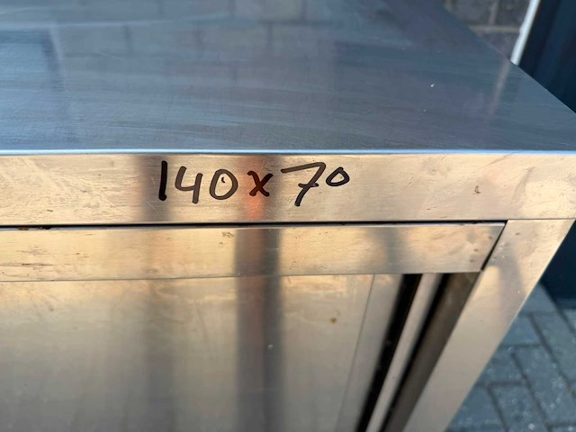 Inox - 140x70 - rvs werktafel - afbeelding 3 van  3