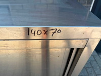 Inox - 140x70 - rvs werktafel - afbeelding 3 van  3