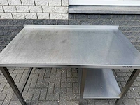 Inox - 140x80 - rvs werktafel - afbeelding 2 van  2