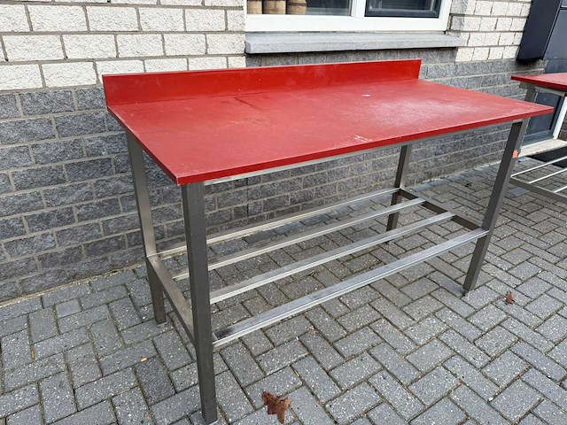 Inox - 150cm - rvs snijtafel - afbeelding 1 van  3