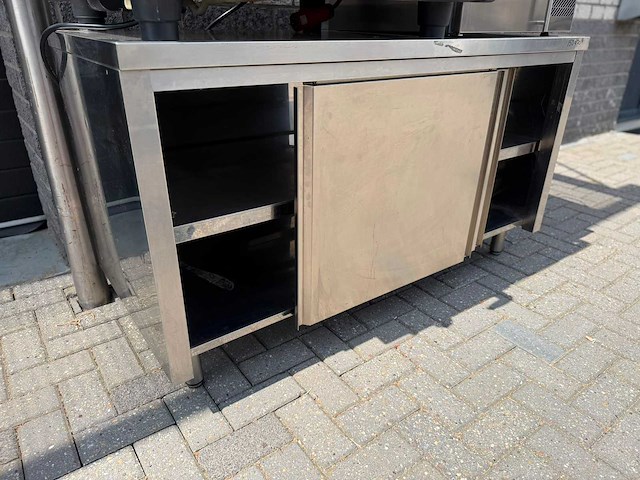 Inox - 150cm - rvs werktafel - afbeelding 1 van  3