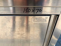Inox - 150x70 - rvs snijtafel - afbeelding 3 van  3