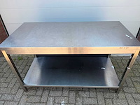 Inox - 150x70 - rvs werktafel - afbeelding 2 van  2