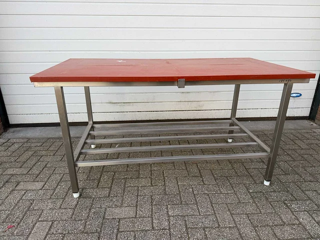 Inox - 175x90 - rvs snijtafel - afbeelding 2 van  4