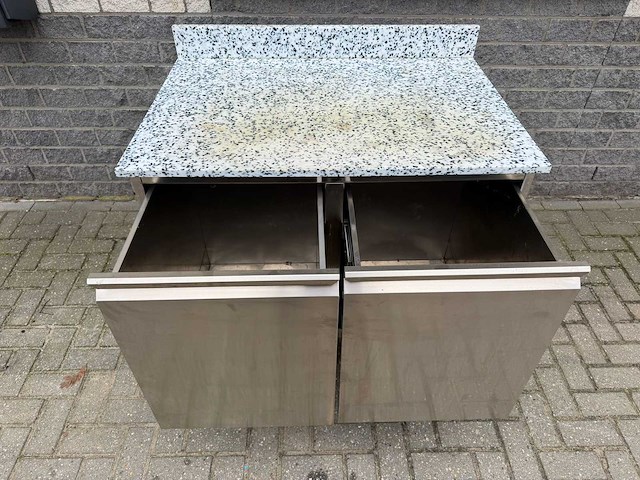 Inox - 1m - rvs snijtafel - afbeelding 2 van  2