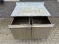 Inox - 1m - rvs snijtafel - afbeelding 2 van  2