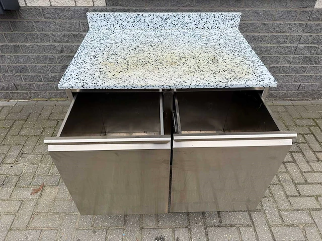 Inox - 1m - rvs snijtafel - afbeelding 2 van  2