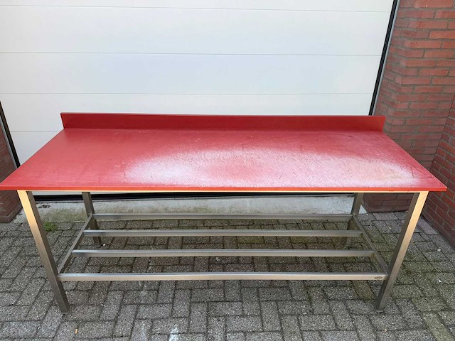 Inox - 200x70 - rvs snijtafel - afbeelding 2 van  3