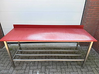 Inox - 200x70 - rvs snijtafel - afbeelding 2 van  3