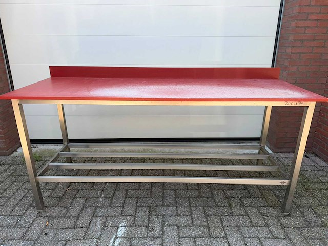 Inox - 200x70 - rvs snijtafel - afbeelding 3 van  3