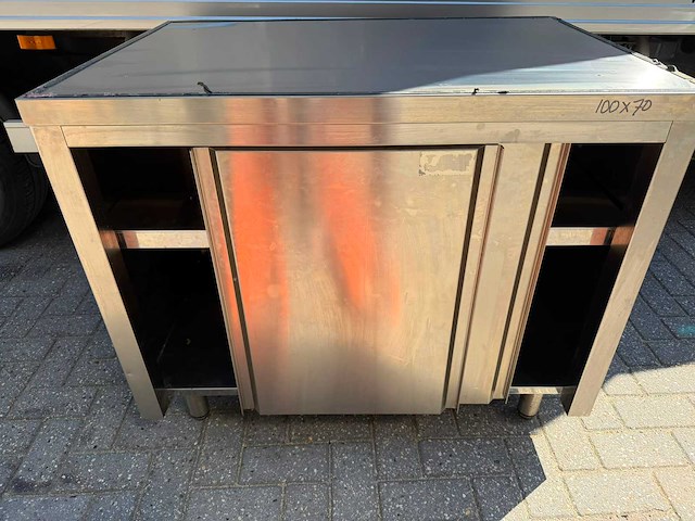 Inox - 200x70 - rvs werktafel - afbeelding 1 van  2