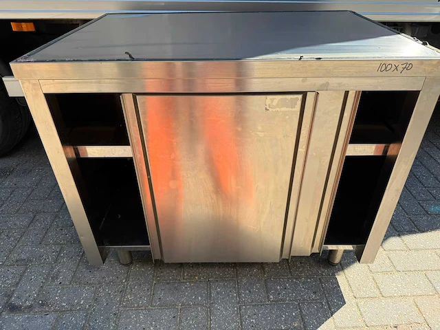 Inox - 200x70 - rvs werktafel - afbeelding 1 van  2