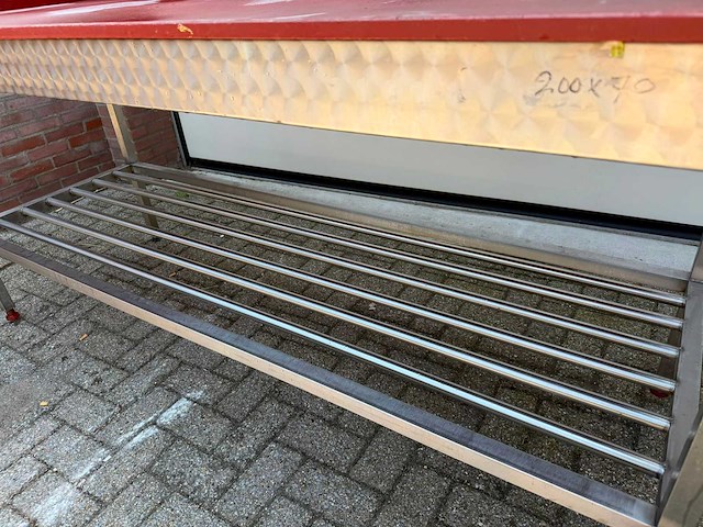 Inox - 200x79 - rvs snijtafel - afbeelding 3 van  3