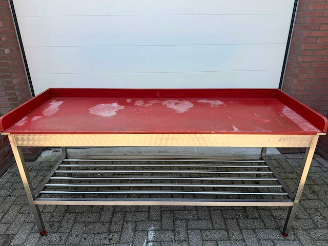 Inox - 200x79 - rvs snijtafel - afbeelding 1 van  2