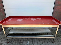 Inox - 200x79 - rvs snijtafel - afbeelding 1 van  2