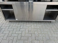 Inox - 2m - rvs werktafel - afbeelding 2 van  2