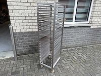 Inox - 40x60 platen - regaal wagen - afbeelding 1 van  2